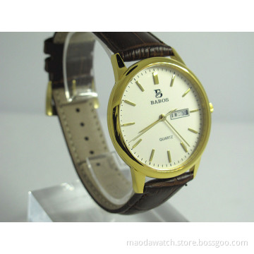Gold men watch stainless steel watch boss watch